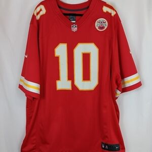 NFL Men's Tyreek Hill Kansas City Chiefs Game Jersey Red 4XL